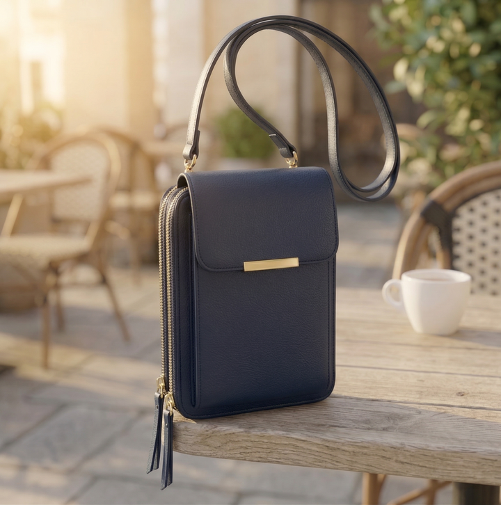 Women's Crossbody Phone Wallet Bag with Touchscreen Window