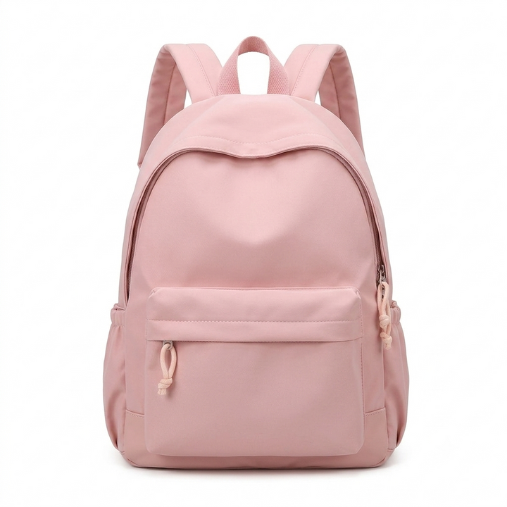 Women's Lightweight Nylon School Backpack in Pastel Colors