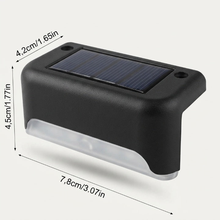 Solar Step Lights, Set of 8 – Self-Charging, Automatic On/Off