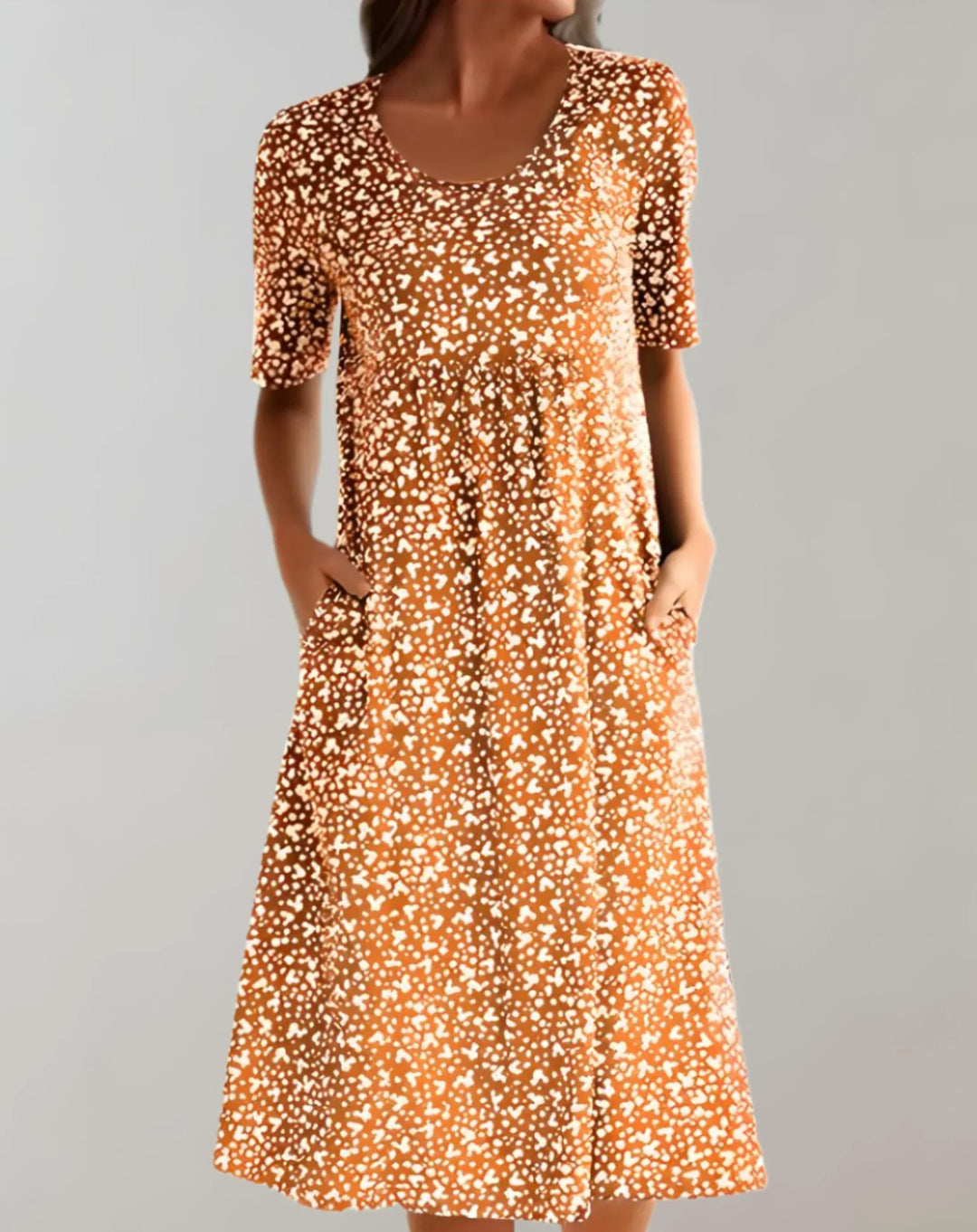 Women’s Lightweight V Neck Casual Dress