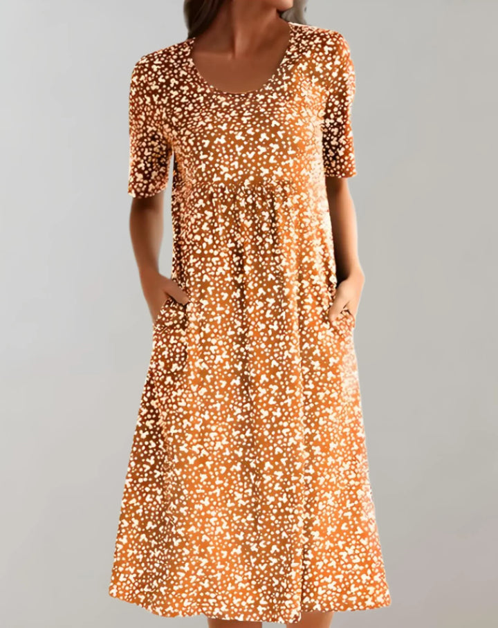 Women’s Lightweight V Neck Casual Dress