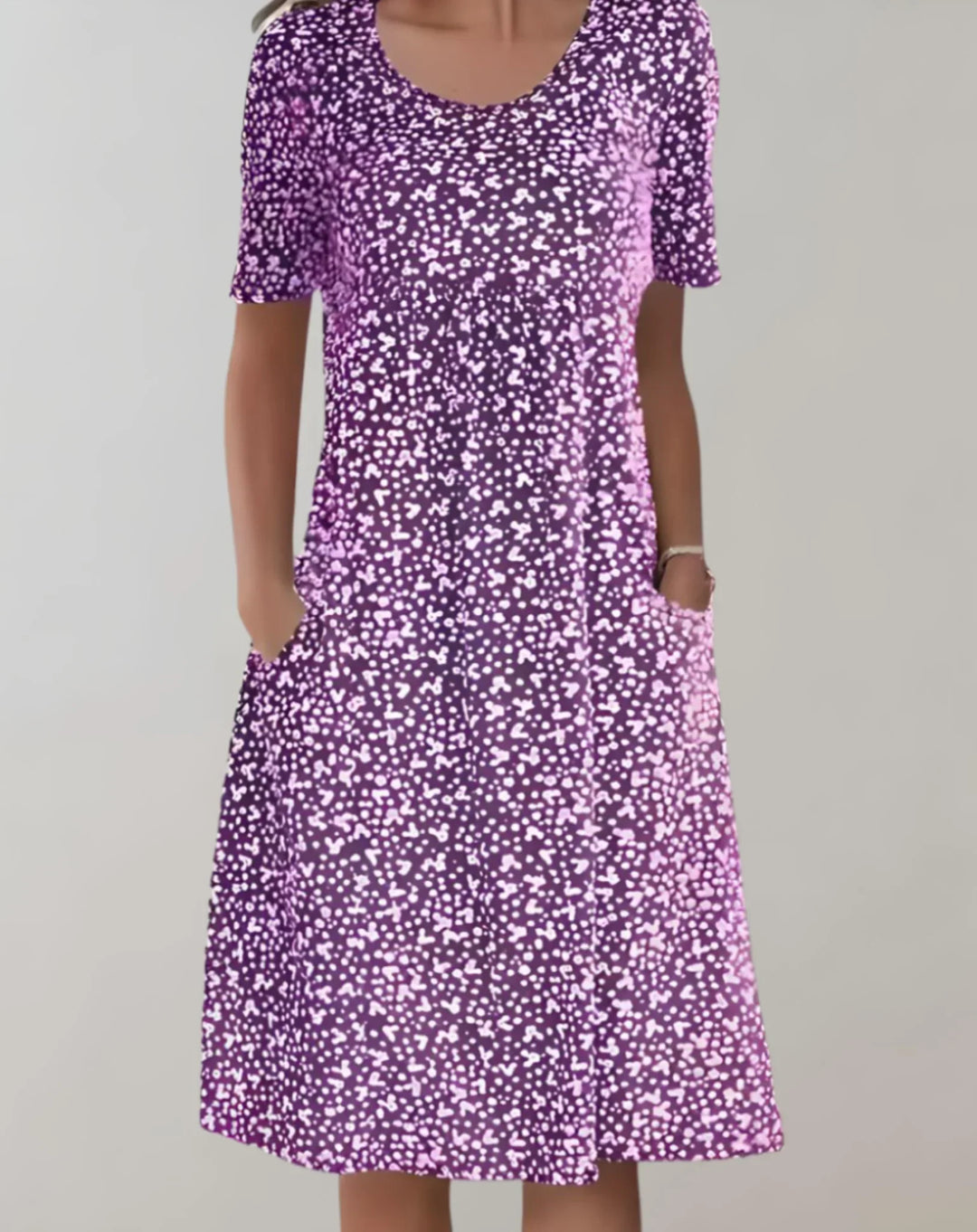 Women’s Lightweight V Neck Casual Dress