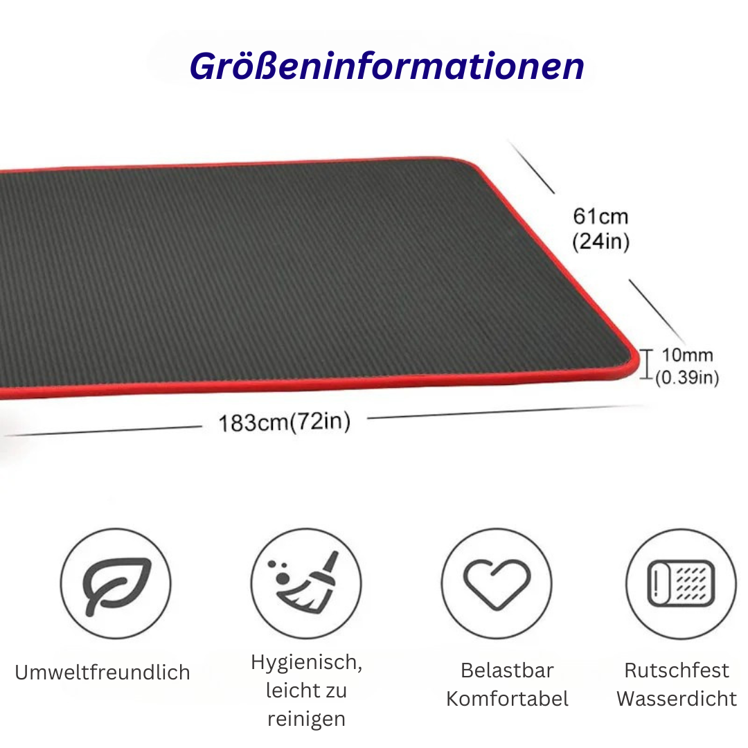 Extra Thick Non-Slip Yoga Mat - FlexiMat