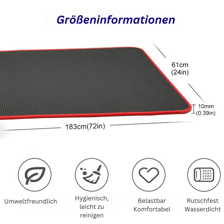 Extra Thick Non-Slip Yoga Mat - FlexiMat