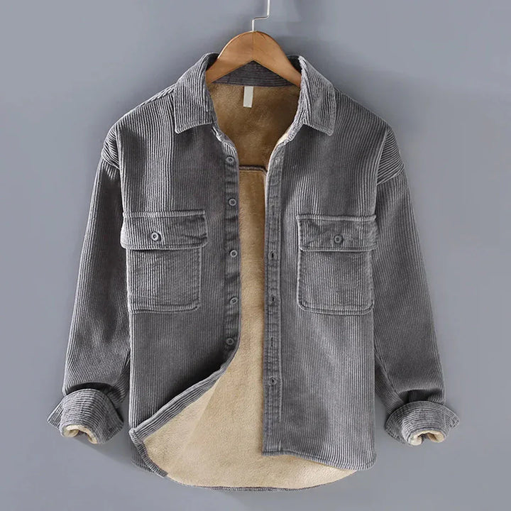 Warm Vintage Casual Men's Shirt