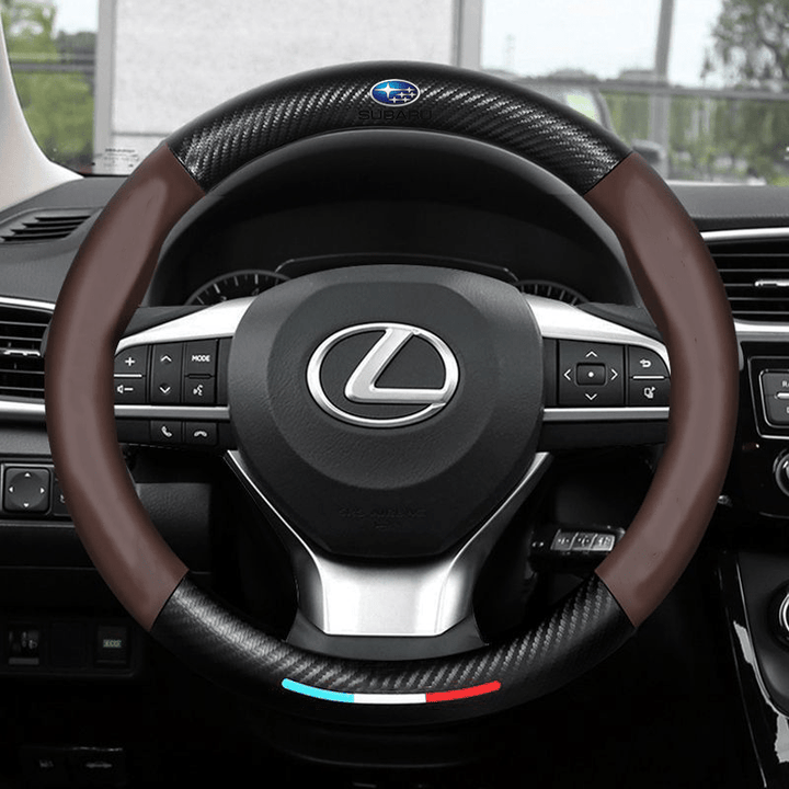 GripGuard | Elegant, Breathable and Non-Slip Steering Wheel Cover