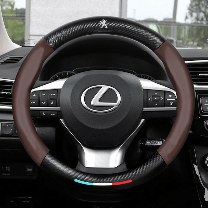 GripGuard | Elegant, Breathable and Non-Slip Steering Wheel Cover