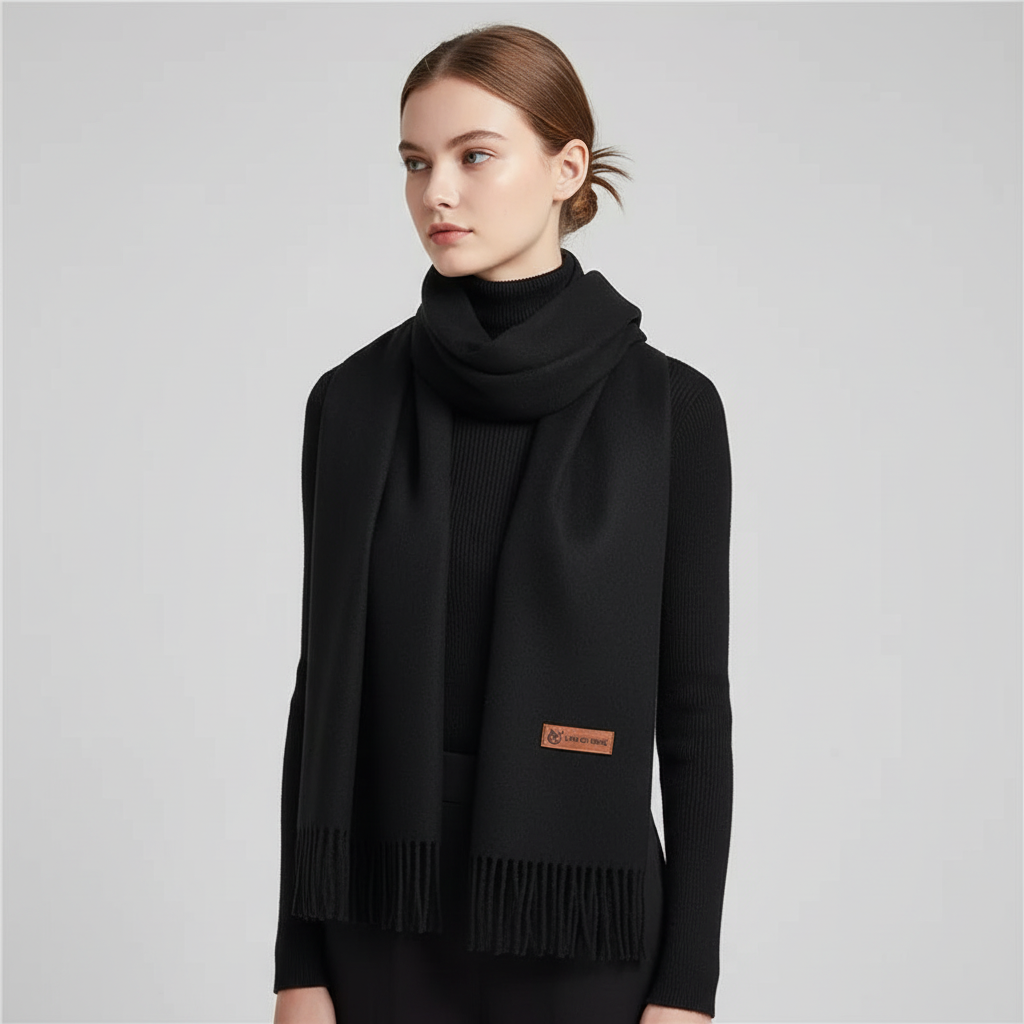 Oversized Cashmere Scarf - Cashluxe