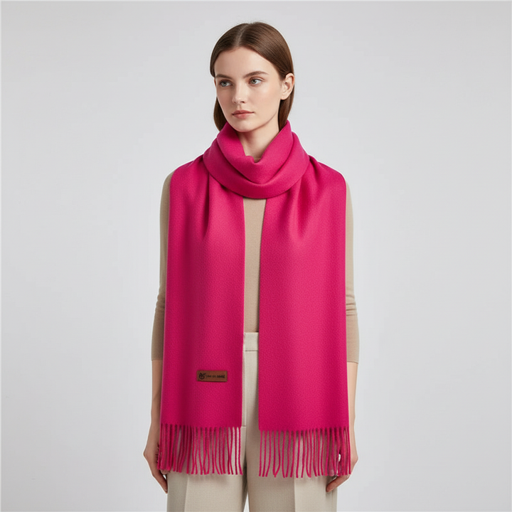 Oversized Cashmere Scarf - Cashluxe