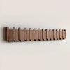 Wooden Wall Coat Rack – Foldable Hooks with Minimalist Design