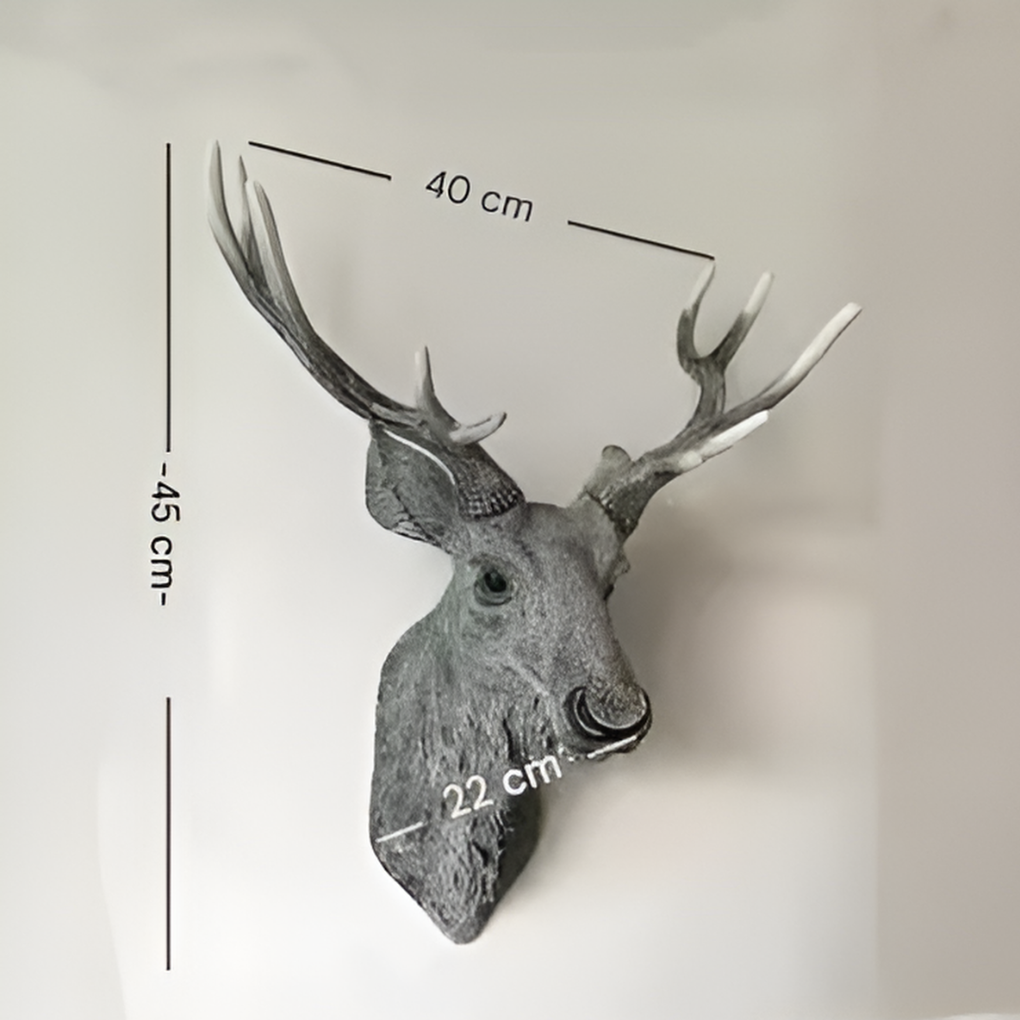 Majestic Deer Head Wall Decor