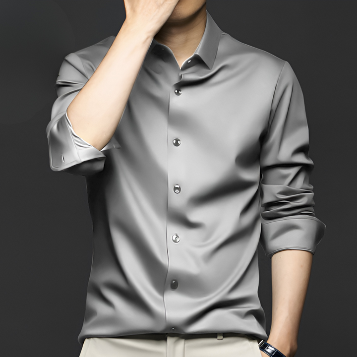 Men’s Wrinkle-Free Dress Shirt – Stylish and Low-Maintenance