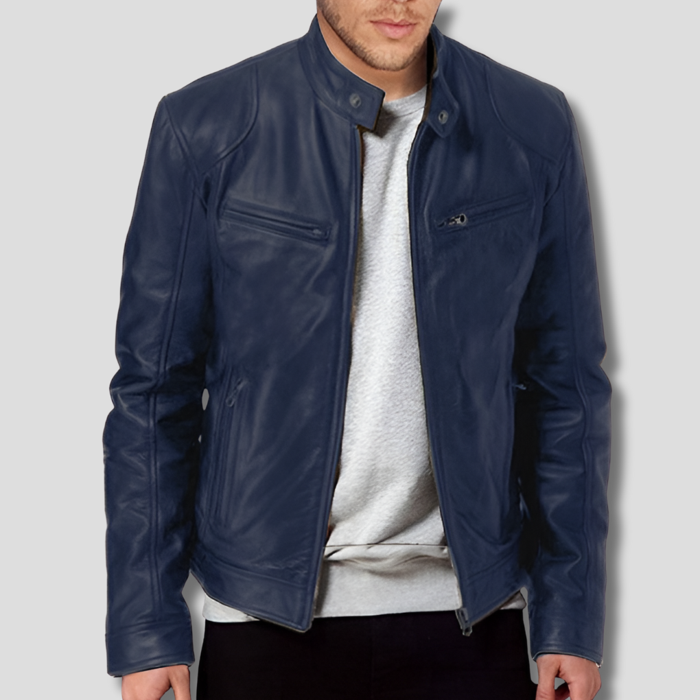 Men’s Leather Jacket – Elegant Design with Everyday Appeal