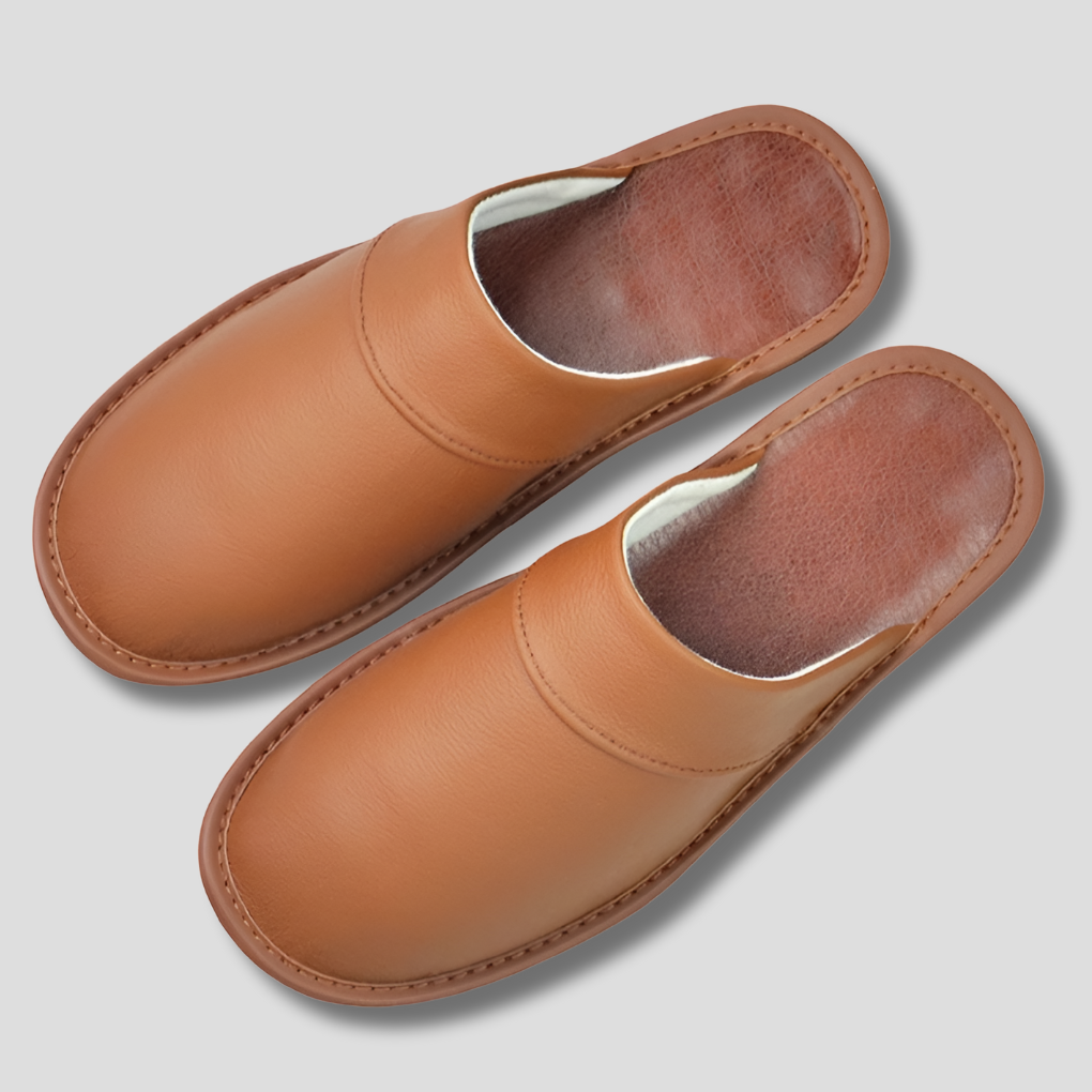Men’s Leather Slippers