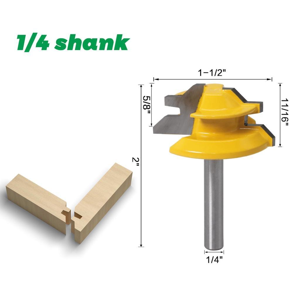 45° Lock Mitre Router Bit
