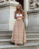 Tulle Maxi Skirt with Elastic Waistband