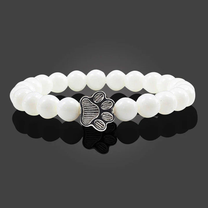 Knotted Paw Bracelet – Natural Stone Design