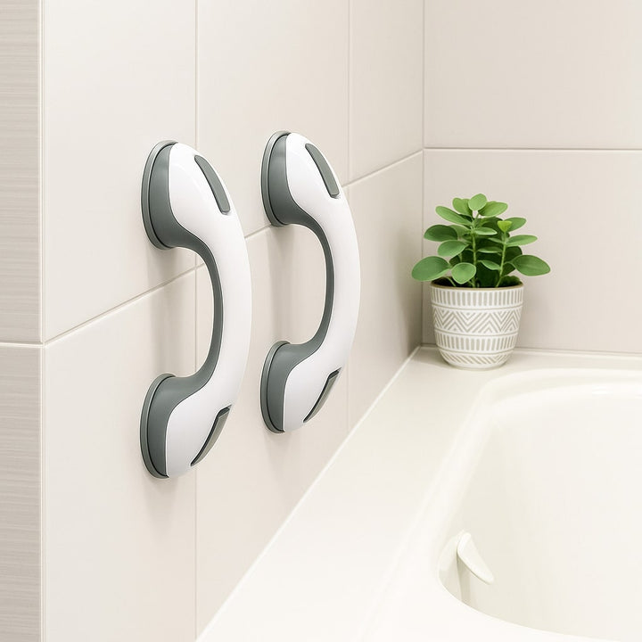 Bathroom Safety Grab Rail | No Drilling | Strong Suction Grip