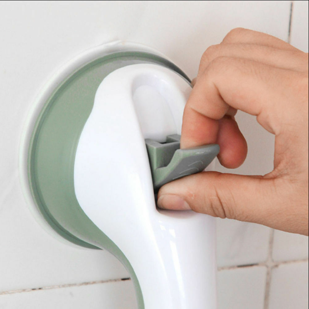 Bathroom Grab Bar | No Drilling | Strong Suction Cup Mount