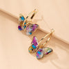 Butterfly Earrings with Colorful Details