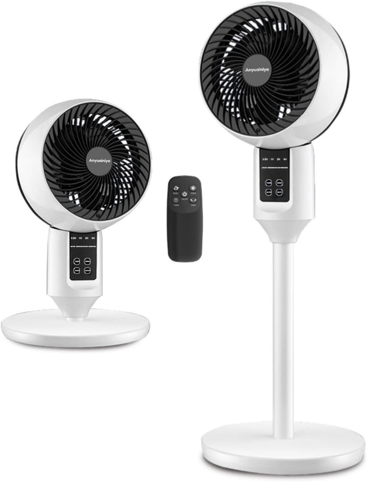 Height-Adjustable Modern Desk Fan - Luftis