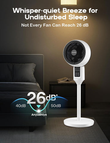 Height-Adjustable Modern Desk Fan - Luftis