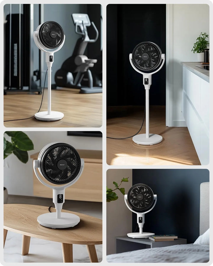 Height-Adjustable Modern Desk Fan - Luftis