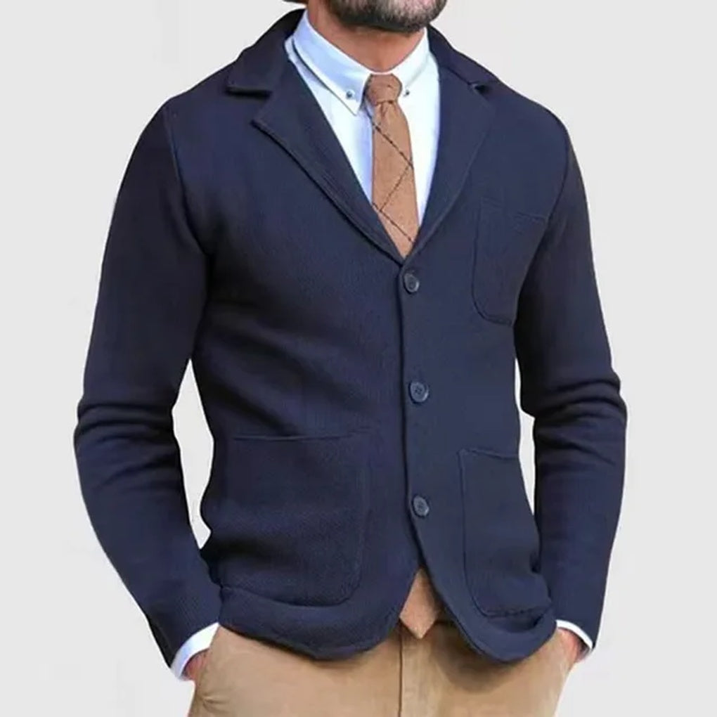 Men’s Knitted Blazer – Refined Style