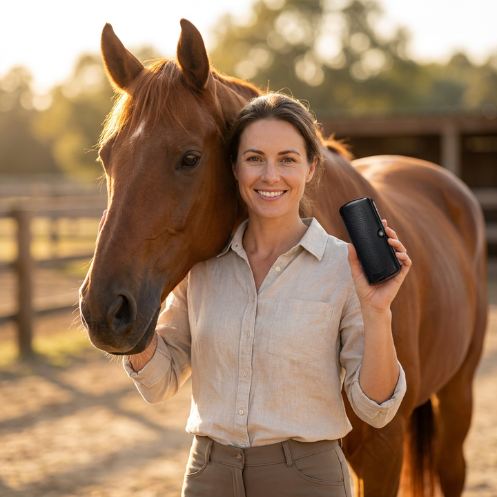 Detangling brush for mane, tail and coat - gentle, pain-free grooming