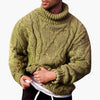 Men’s Turtleneck Sweater – Classic Knit Pullover