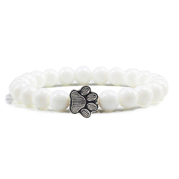 Knotted Paw Bracelet – Natural Stone Design