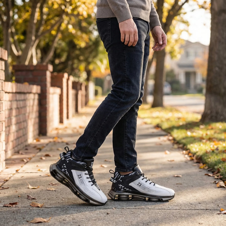 Ankle-high lace-up trainer - Carlos