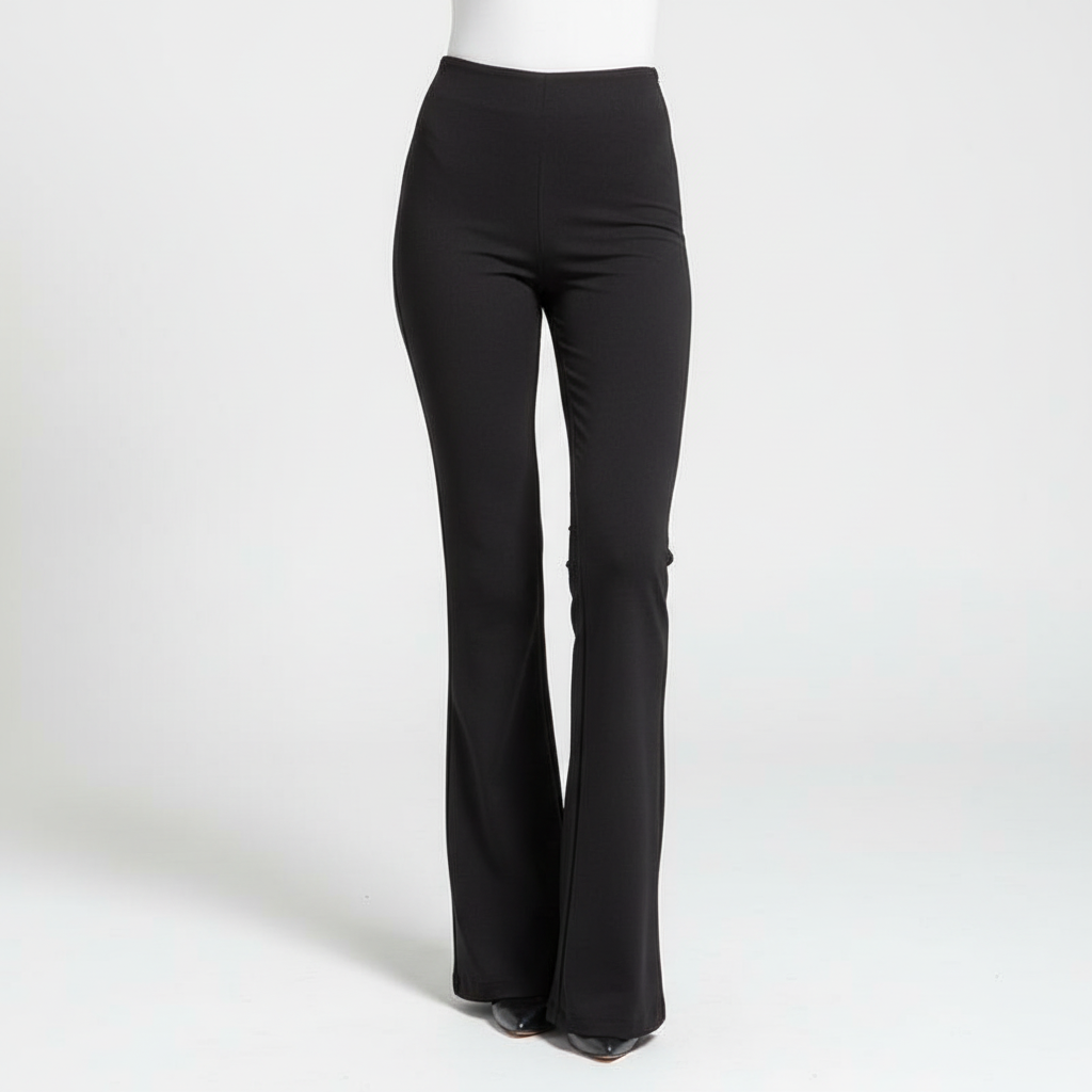 High-Waisted Flared Pants - Annika