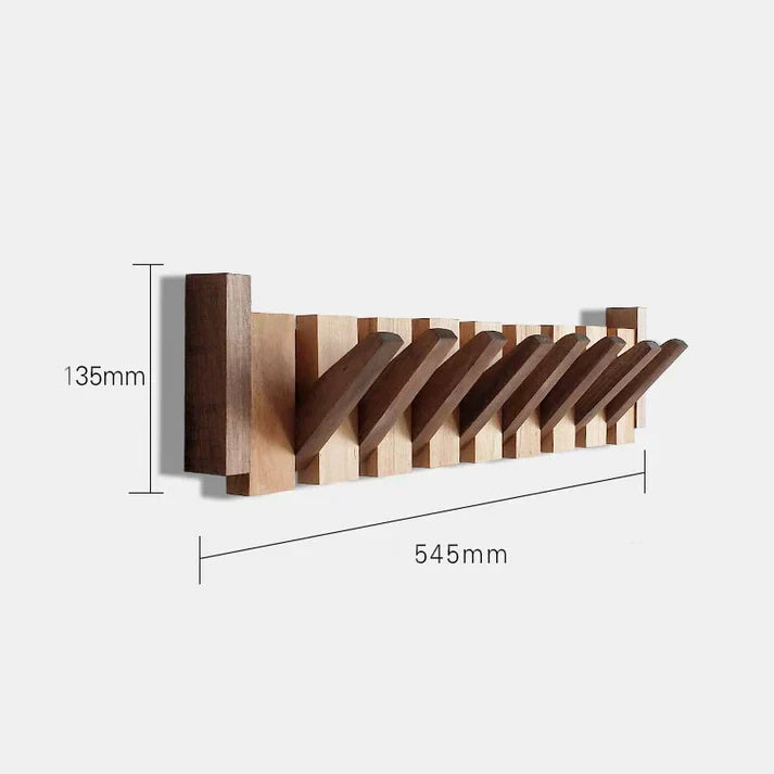 Wooden Hallway Coat Rack - HarmonyHook