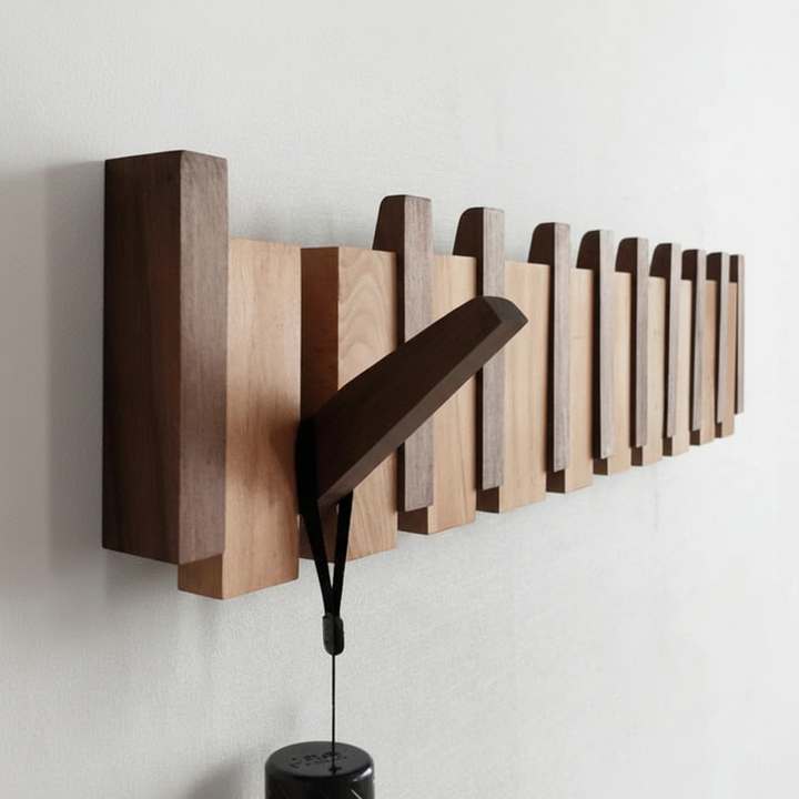 Wooden Hallway Coat Rack - HarmonyHook