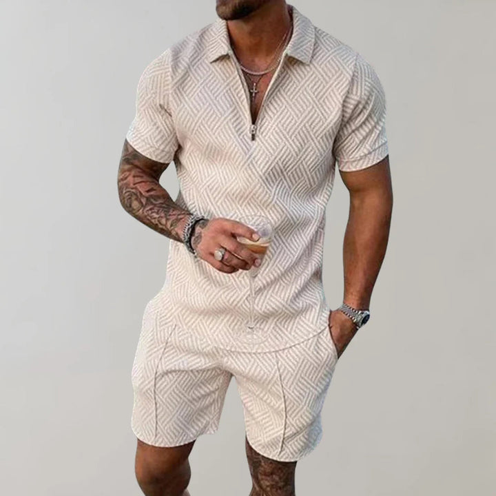 Two-Piece Summer Set for Men Casual Comfort Designed for Summer Days