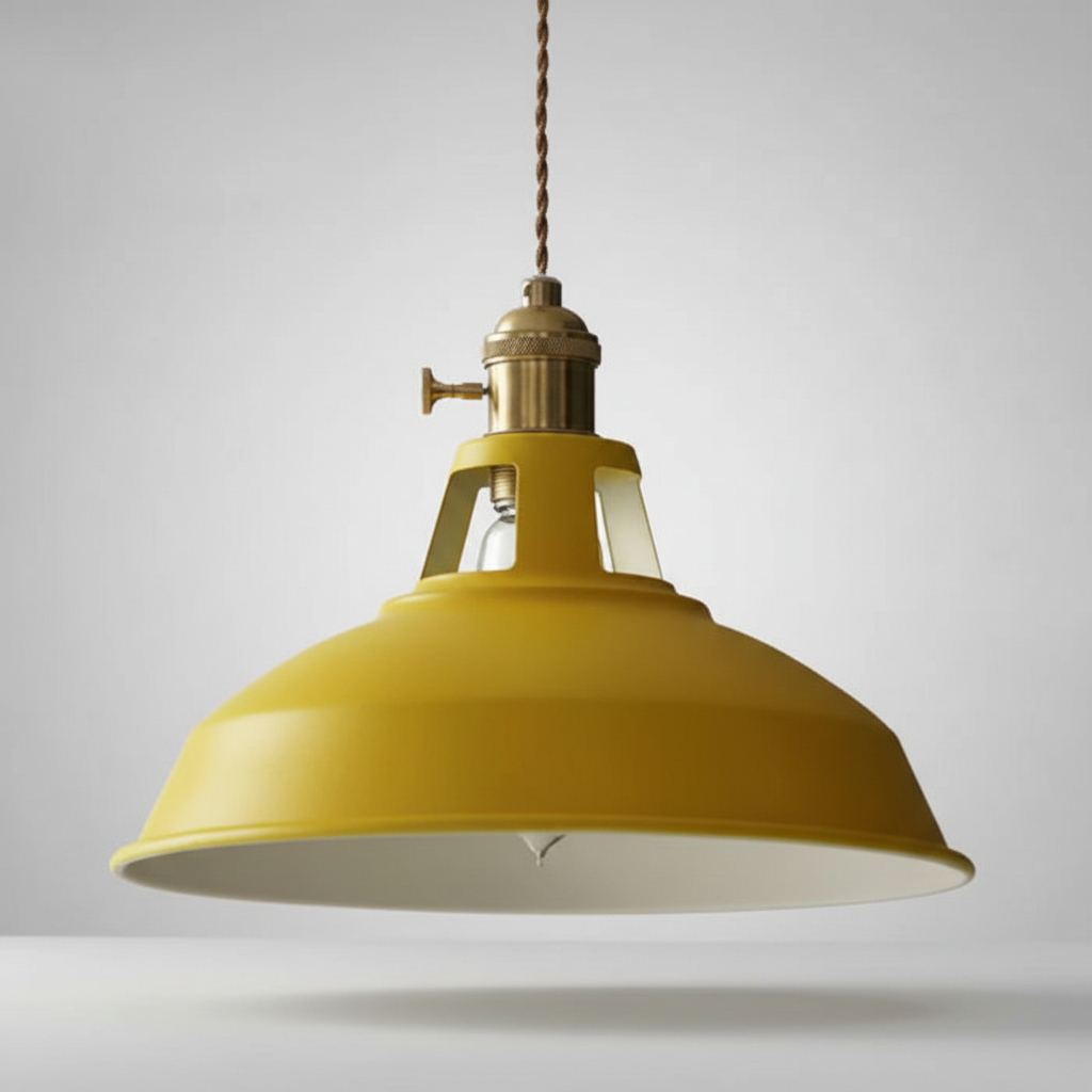 Industrial Metal Hanging Lamp - IndustroGlow