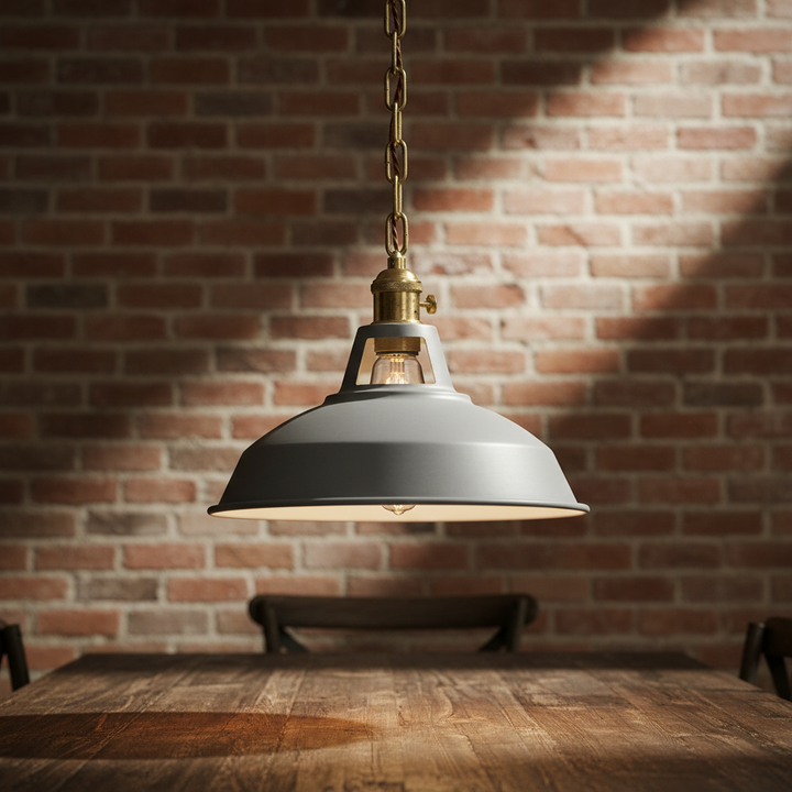 Industrial Metal Hanging Lamp - IndustroGlow