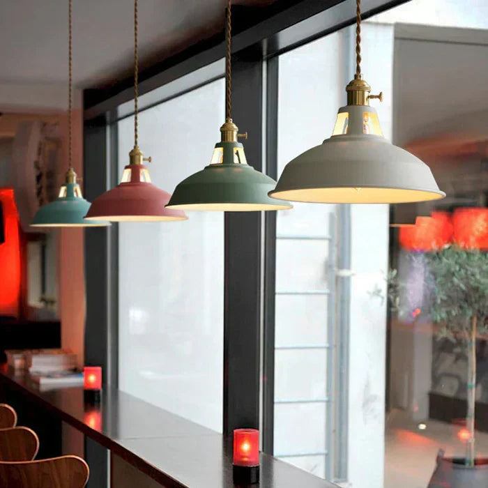 Industrial Metal Hanging Lamp - IndustroGlow
