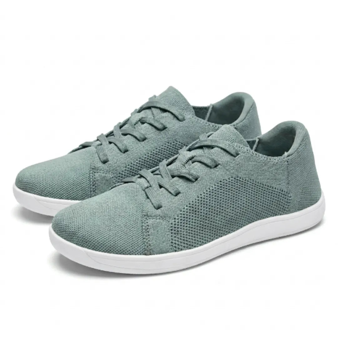 Unisex barefoot sneakers with wide toe box and breathable mesh