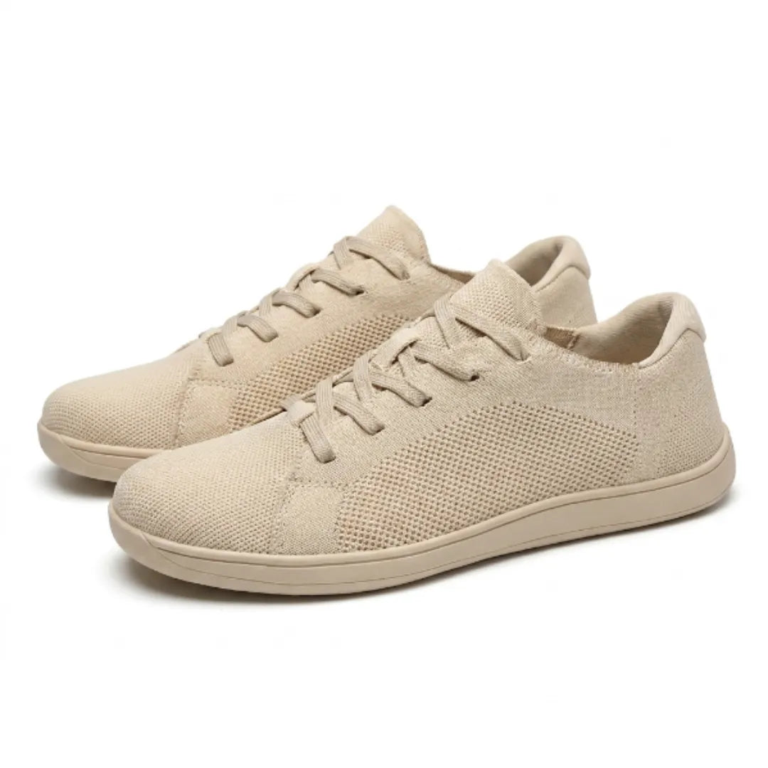 Unisex barefoot sneakers with wide toe box and breathable mesh