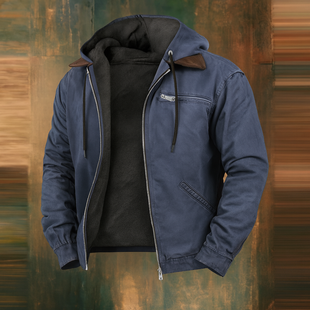 Men's Winter Bomber Jacket - Insulated and Modern