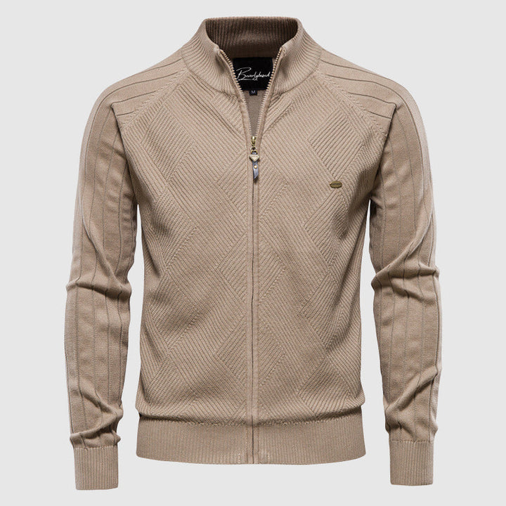 Men’s Cotton Full-Zip Cardigan