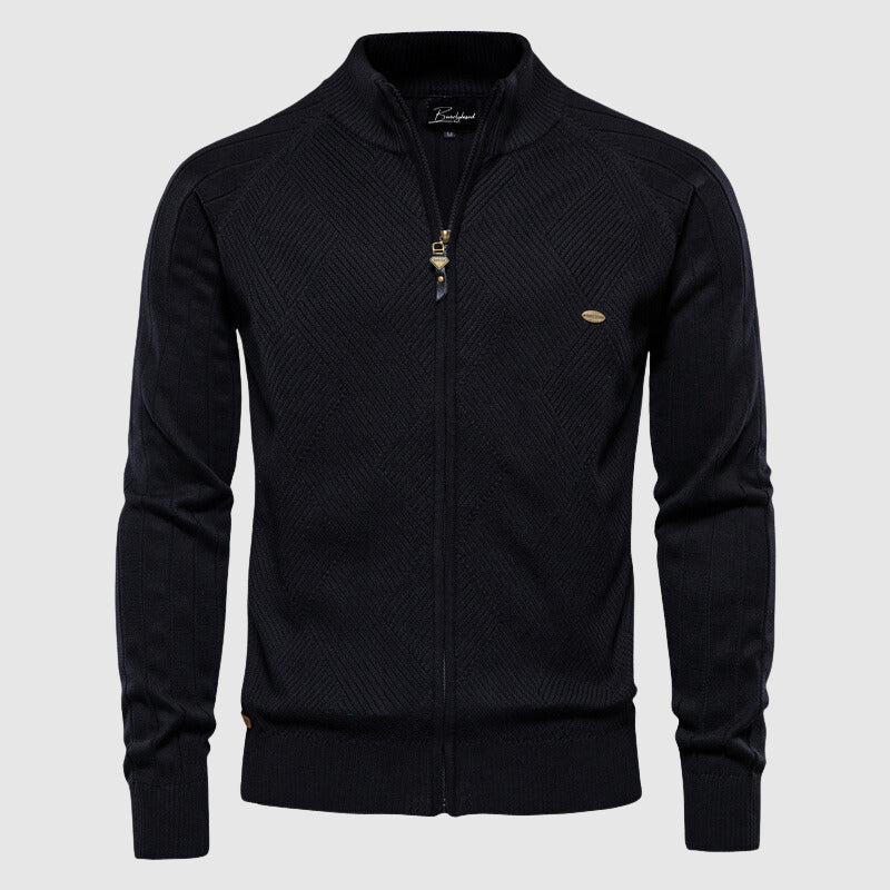 Men’s Cotton Full-Zip Cardigan
