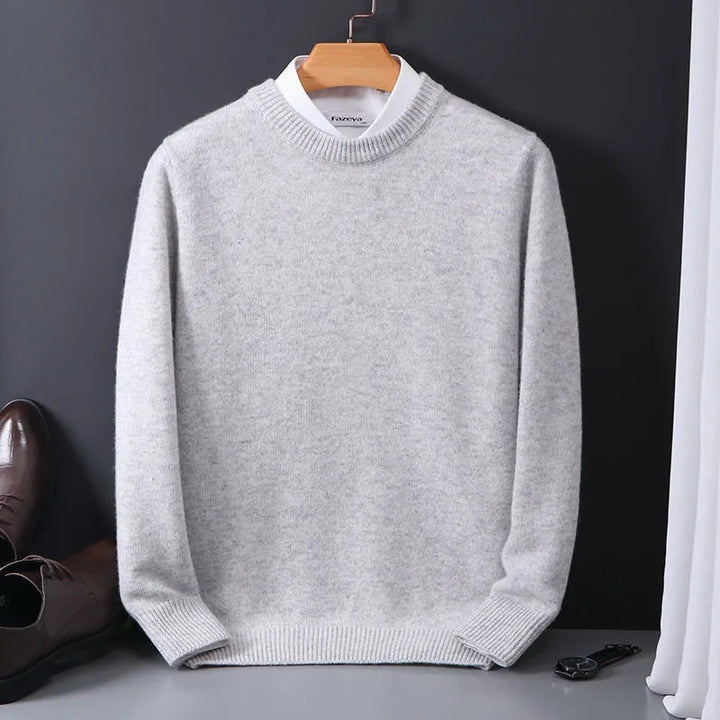 Classic Fine wool-Blend Men's Pullover