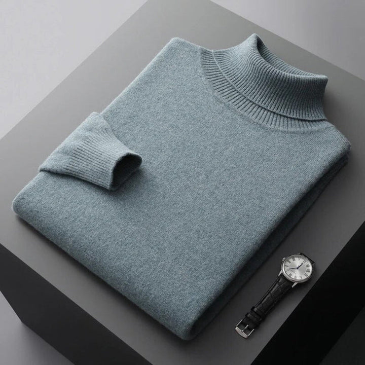 Men’s Turtleneck Sweater – Elegant Layer with Refined Look