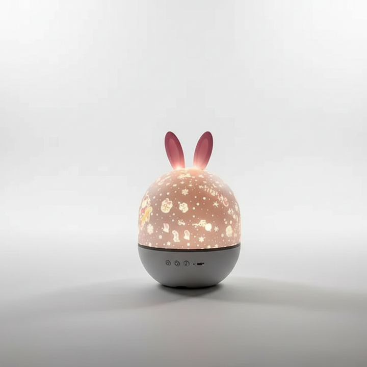 Children's room star projector plastic - Moonbunny