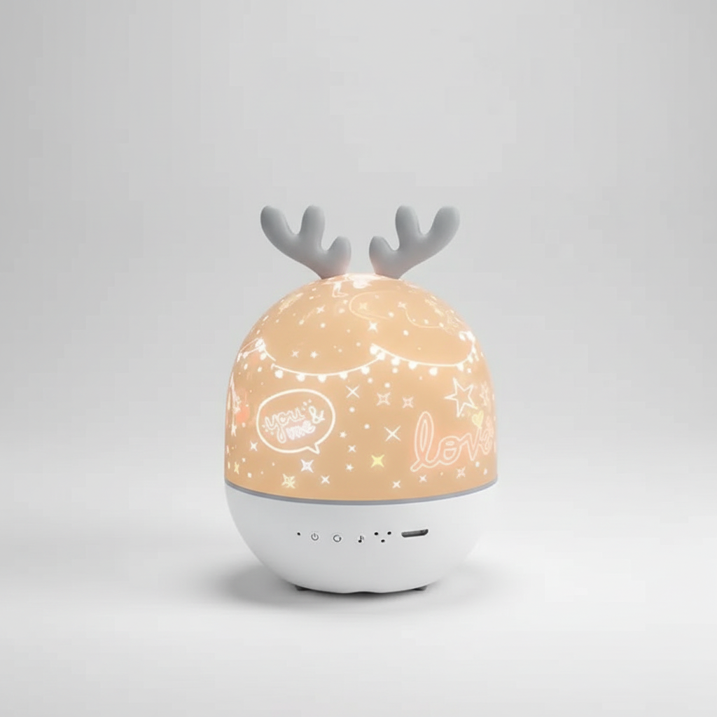 Children's room star projector plastic - Moonbunny