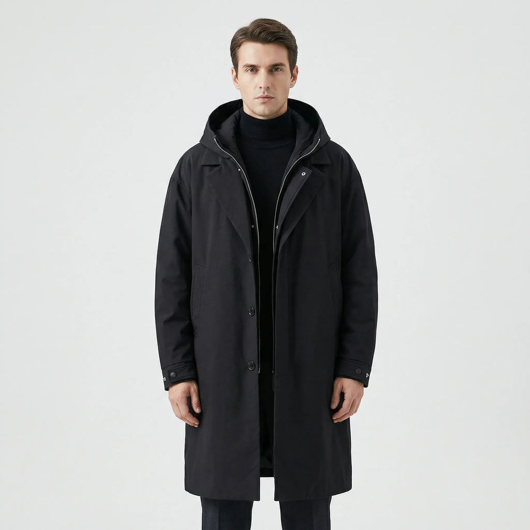 Classic Parka Trench Coat for Men - Armando