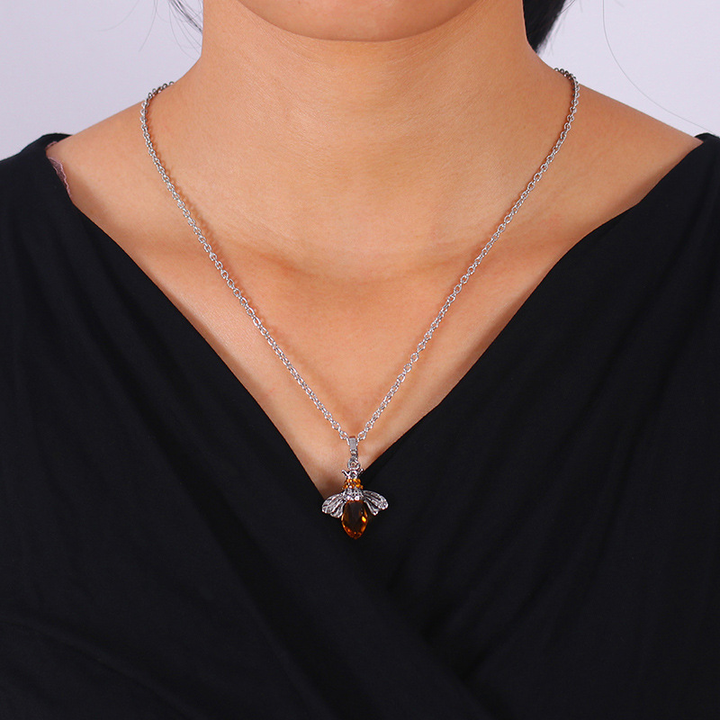 Gold Bee Spirit Necklace